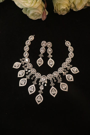 Crystal Radiance AD Stone Bridal Jewelry Set