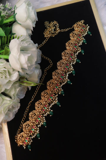 Aaranya Antique Gold Hip Belt