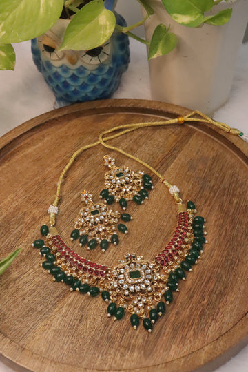 Regal Harmony Kundan Necklace Set