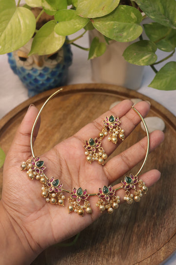 Lotus Glow Hasli Necklace Set