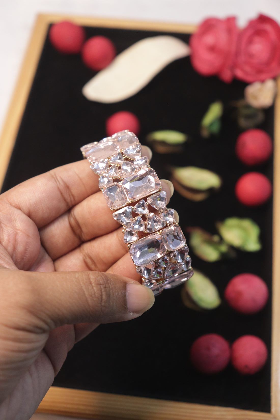 Rosé Radiance Crystal Bracelet