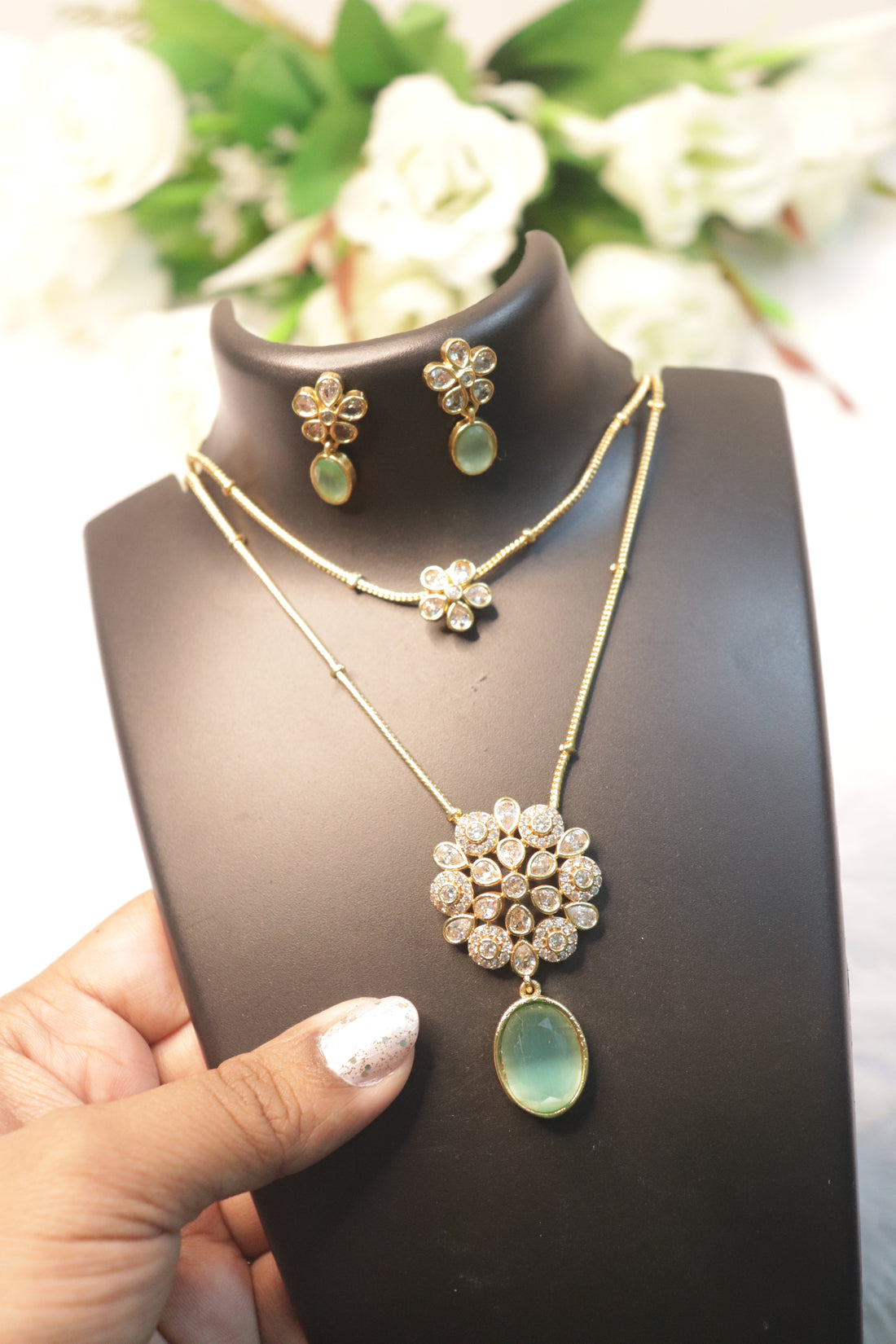Celeste Bloom AD Necklace Set