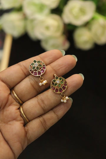 Heritage Chandbali Glow Bugadi Earrings