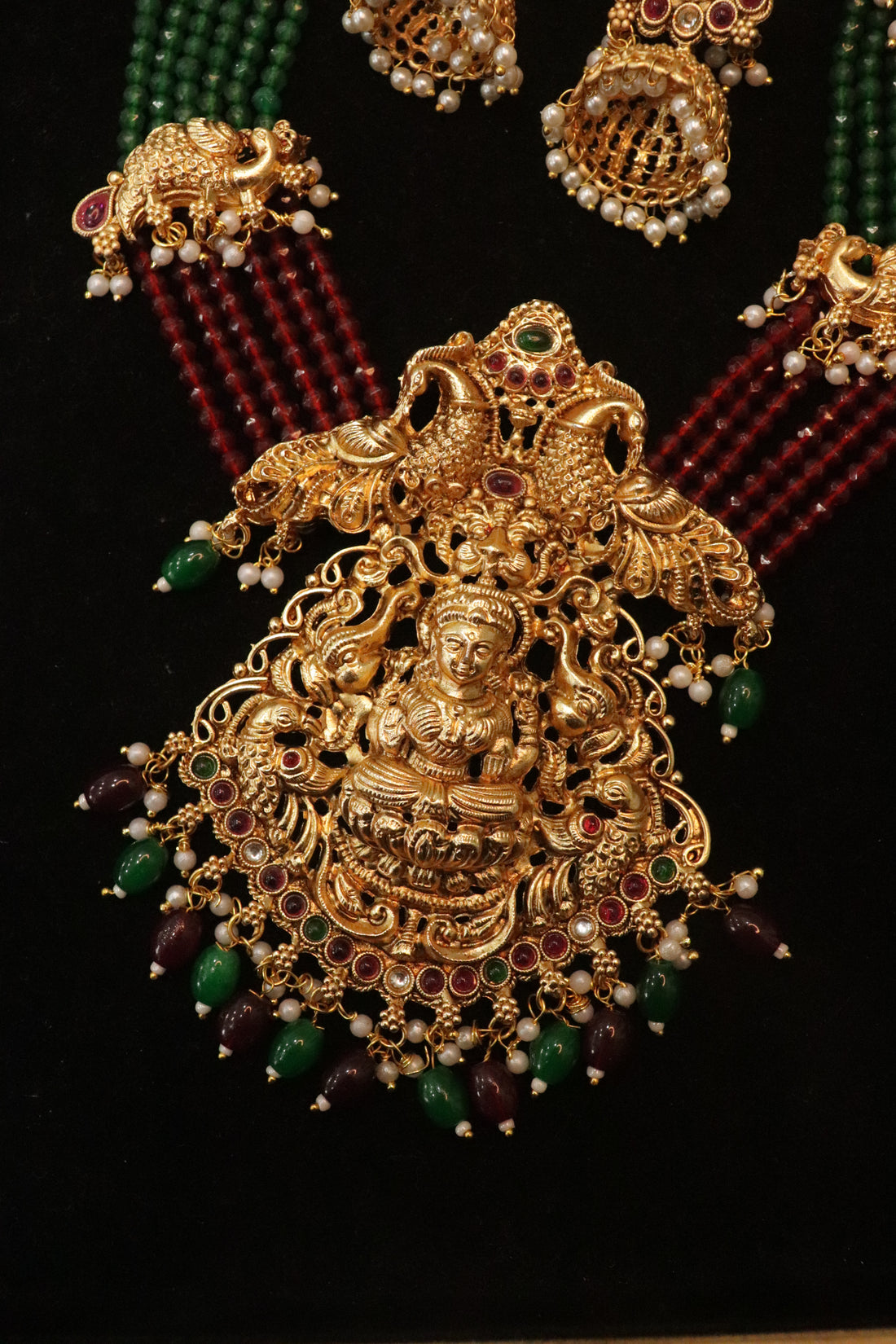 Lakshmi Glory Matte Rani Haar Set