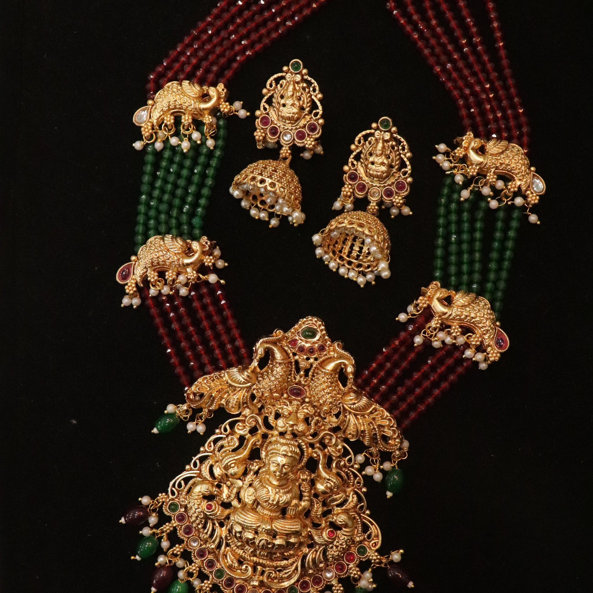 Lakshmi Glory Matte Rani Haar Set