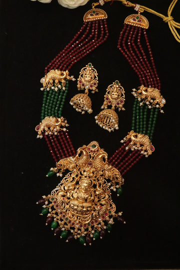 Lakshmi Glory Matte Rani Haar Set