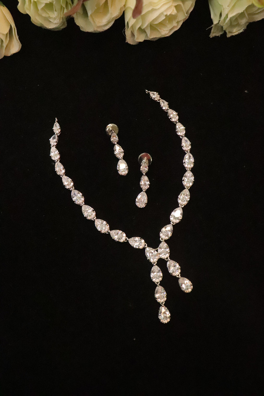 Aqua Elegance Zircon Necklace Set