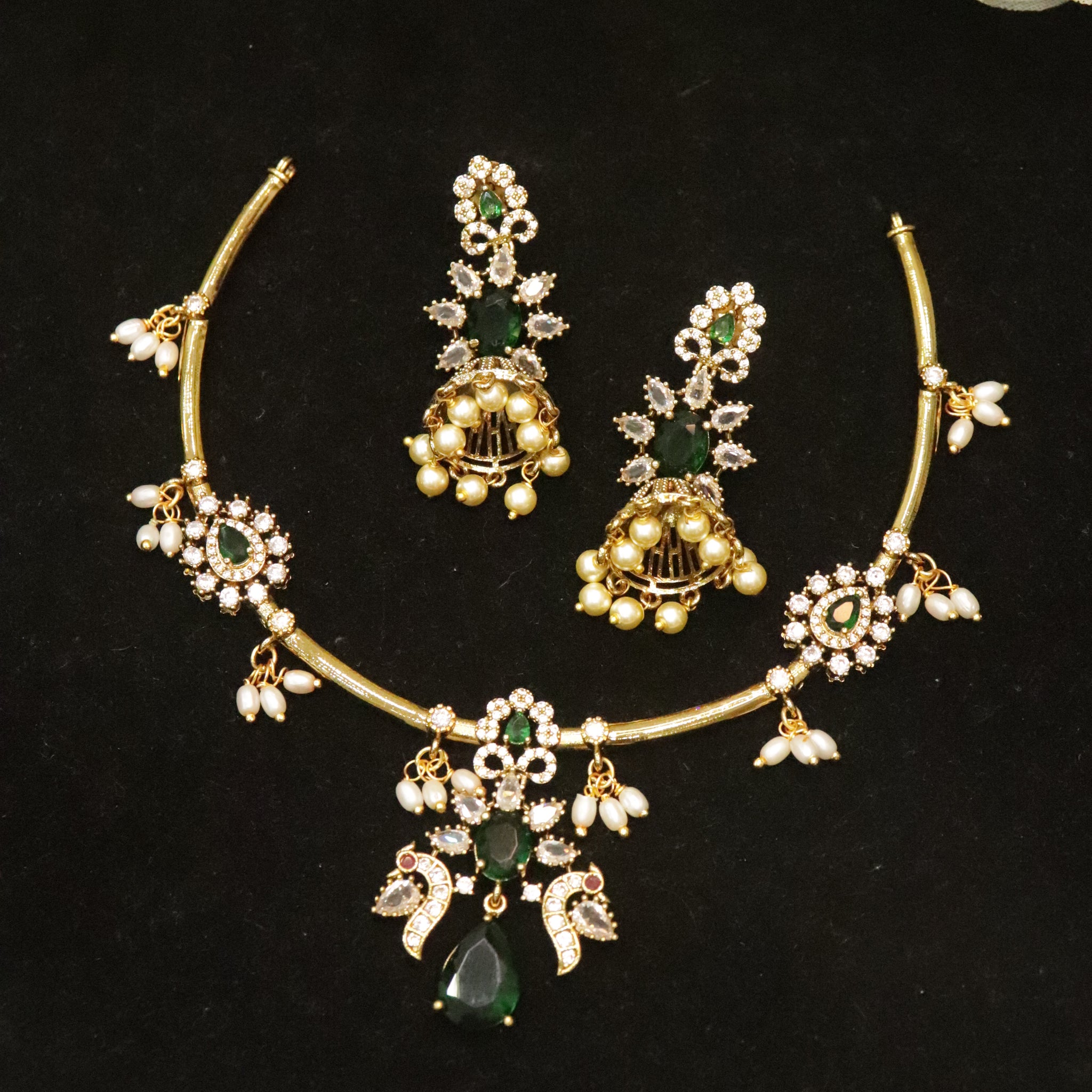 Aarvi Peacock Grace Hasli Set