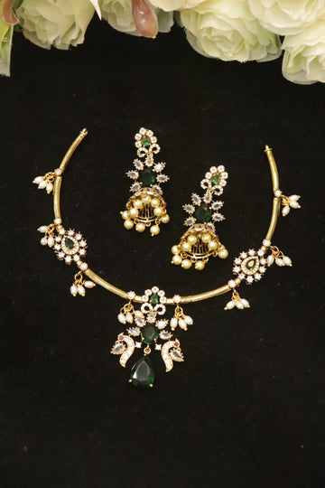 Aarvi Peacock Grace Hasli Set