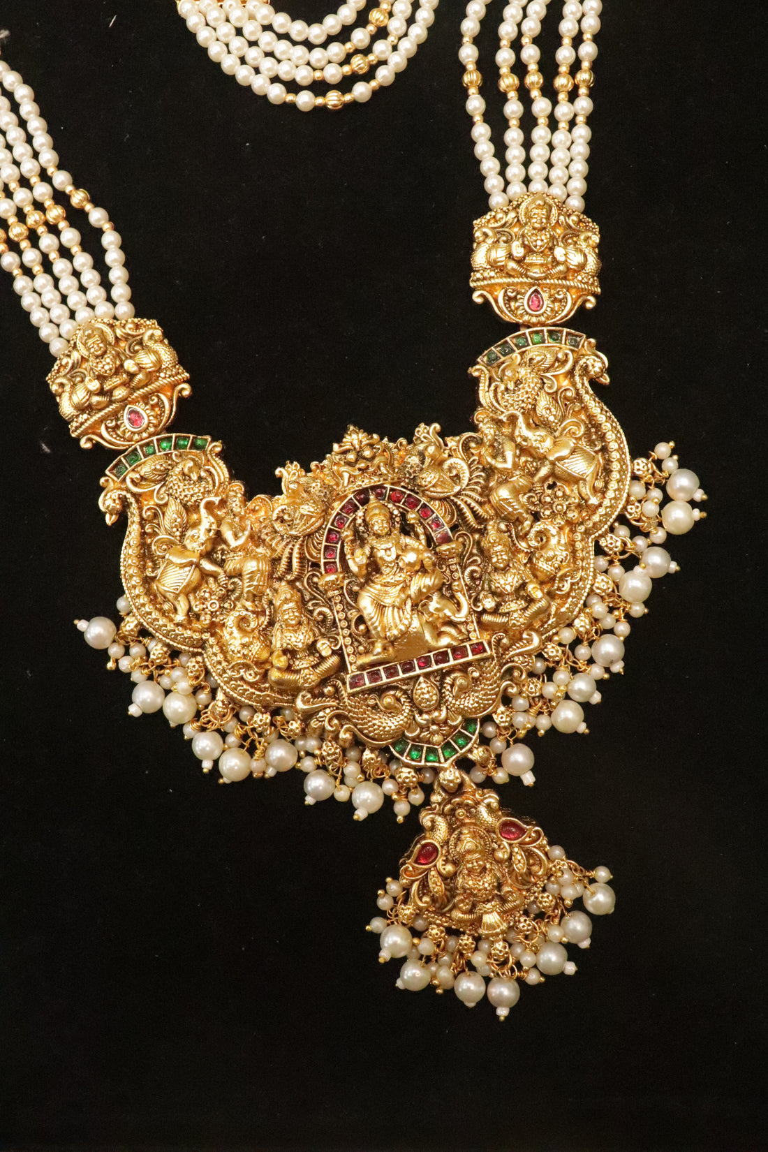 Divine Heritage Lakshmi Temple Necklace Set