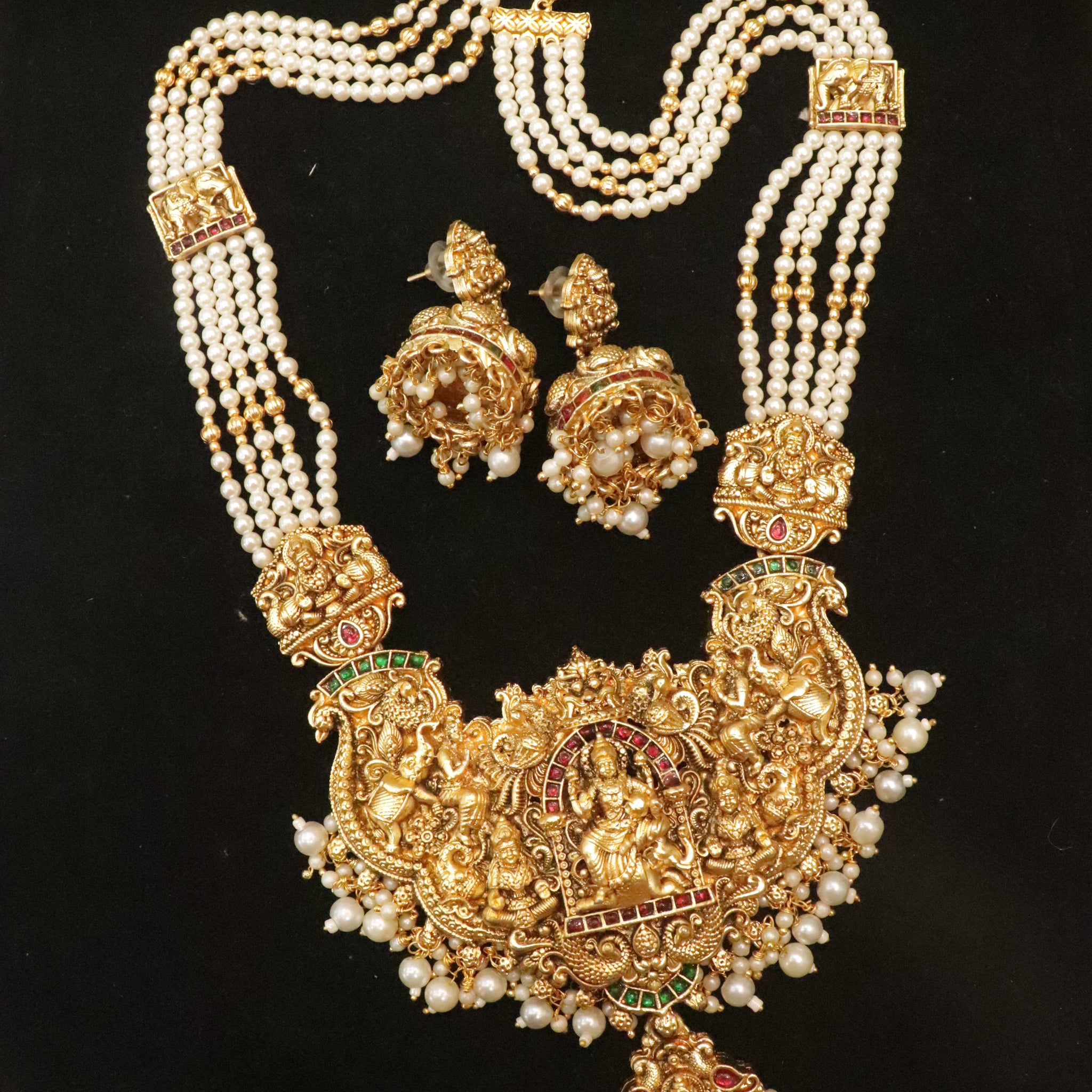 Divine Heritage Lakshmi Temple Necklace Set