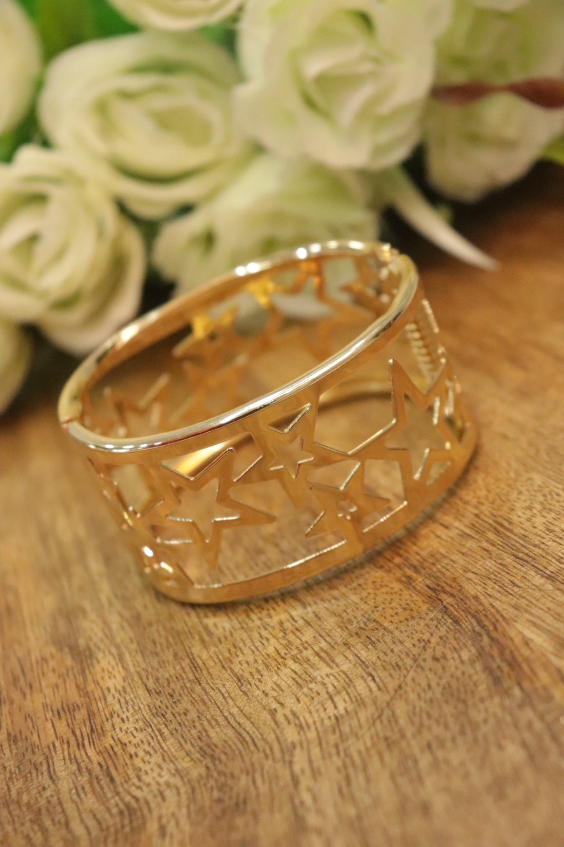 Starlight Cutwork Gold Kada Bangle