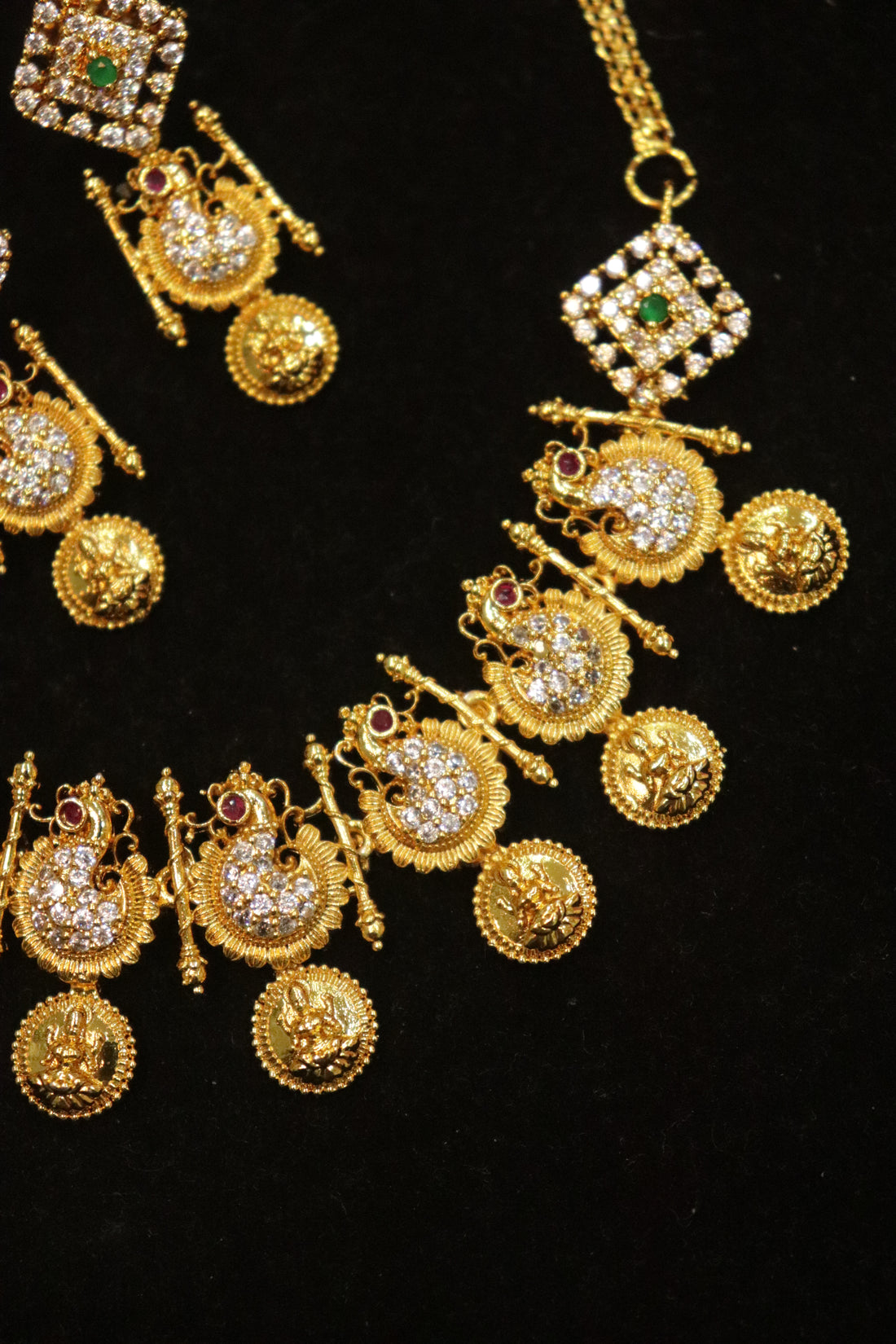 Divine Lakshmi Antique Temple Choker Set