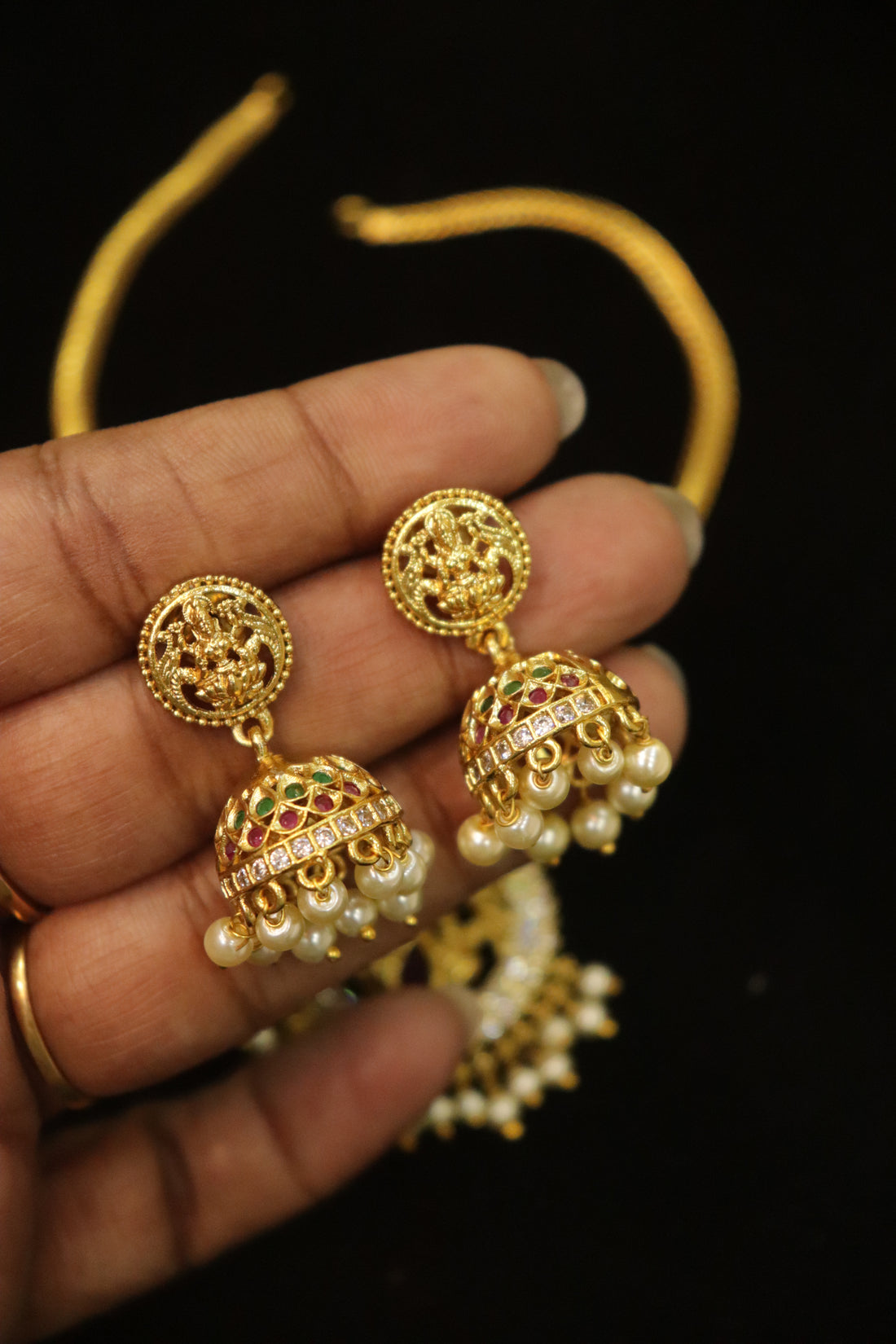 Sacred Lakshmi Radiance Necklace Set