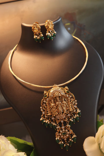 Ayodhya Divine Ram Parivar Pendant Set