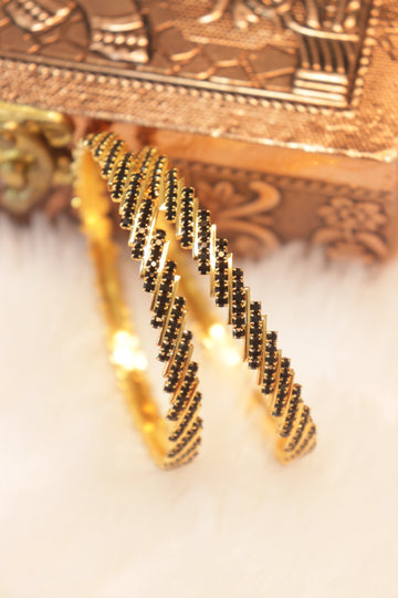 Midnight Spark AD Bangles Set