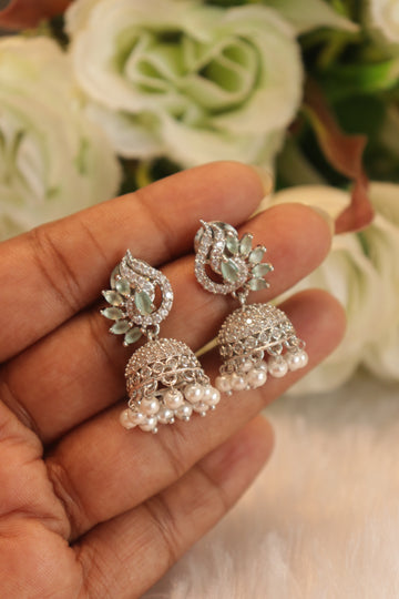 Mint Mist Jhumkas