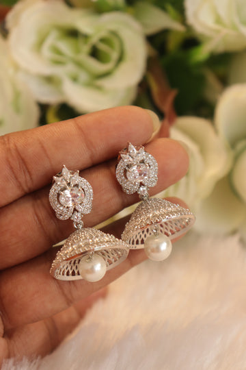 Celeste Solitaire Jhumkas