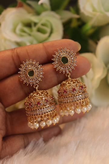 Royal Radiance AD Jhumkas