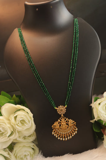 Mahalakshmi Antique AD Pendant Haram
