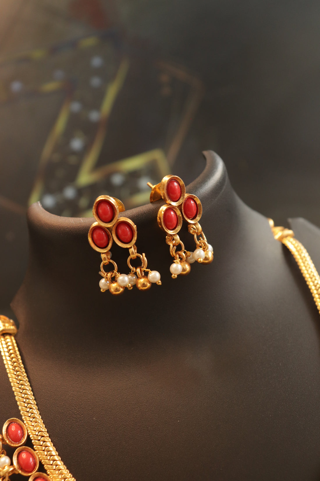 Vintage Coral Elegance Set