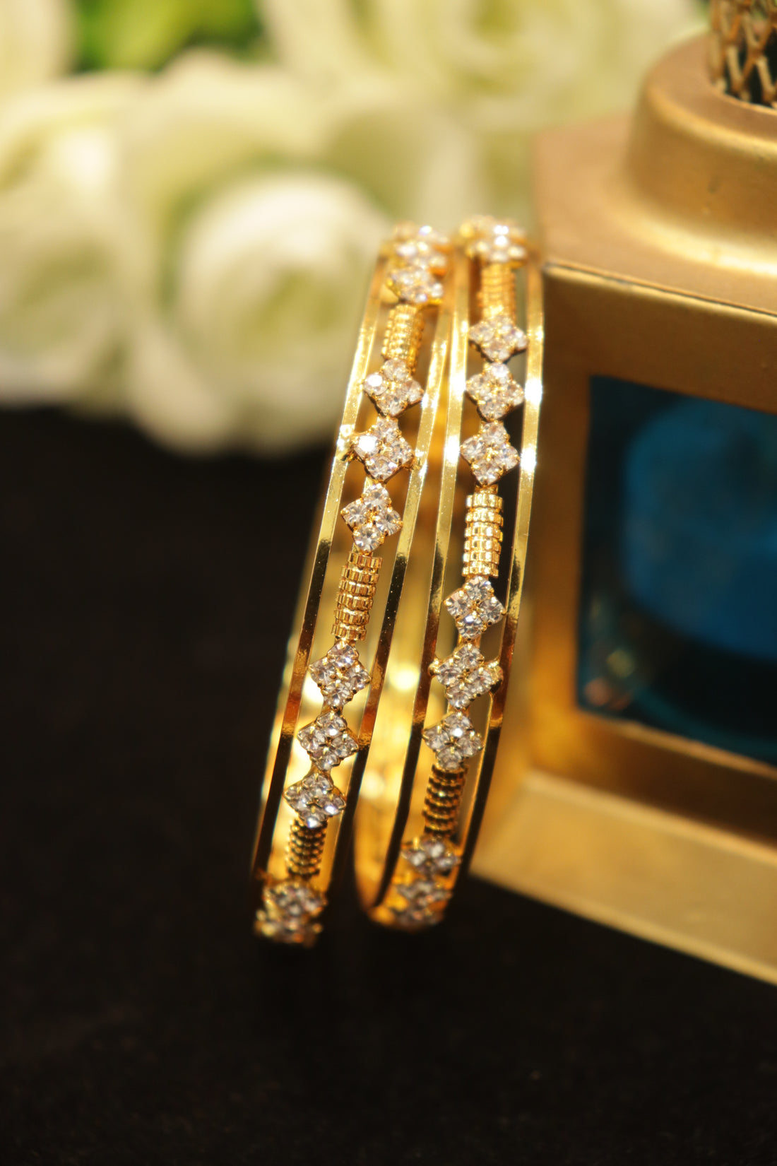 Starlight Sparkle AD Microplated Bangles