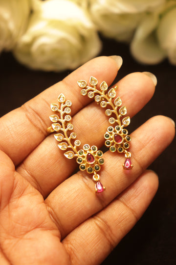 Ruby Vine AD Ear Cuffs
