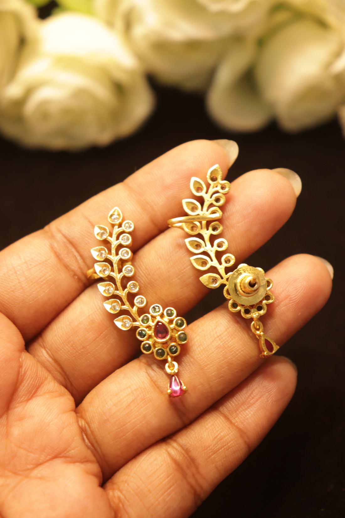 Ruby Vine AD Ear Cuffs