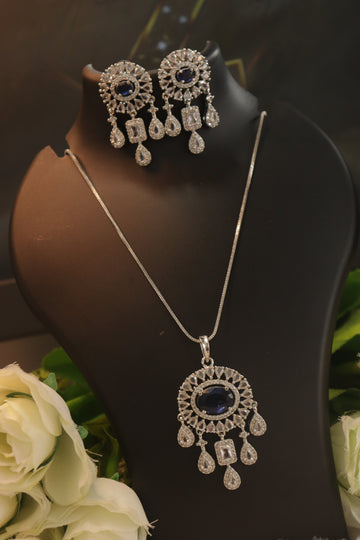 Halo Luxe Pendant Set - Blue
