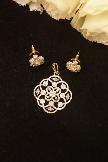 Kolam Valli AD GJ Polish Pendant Set