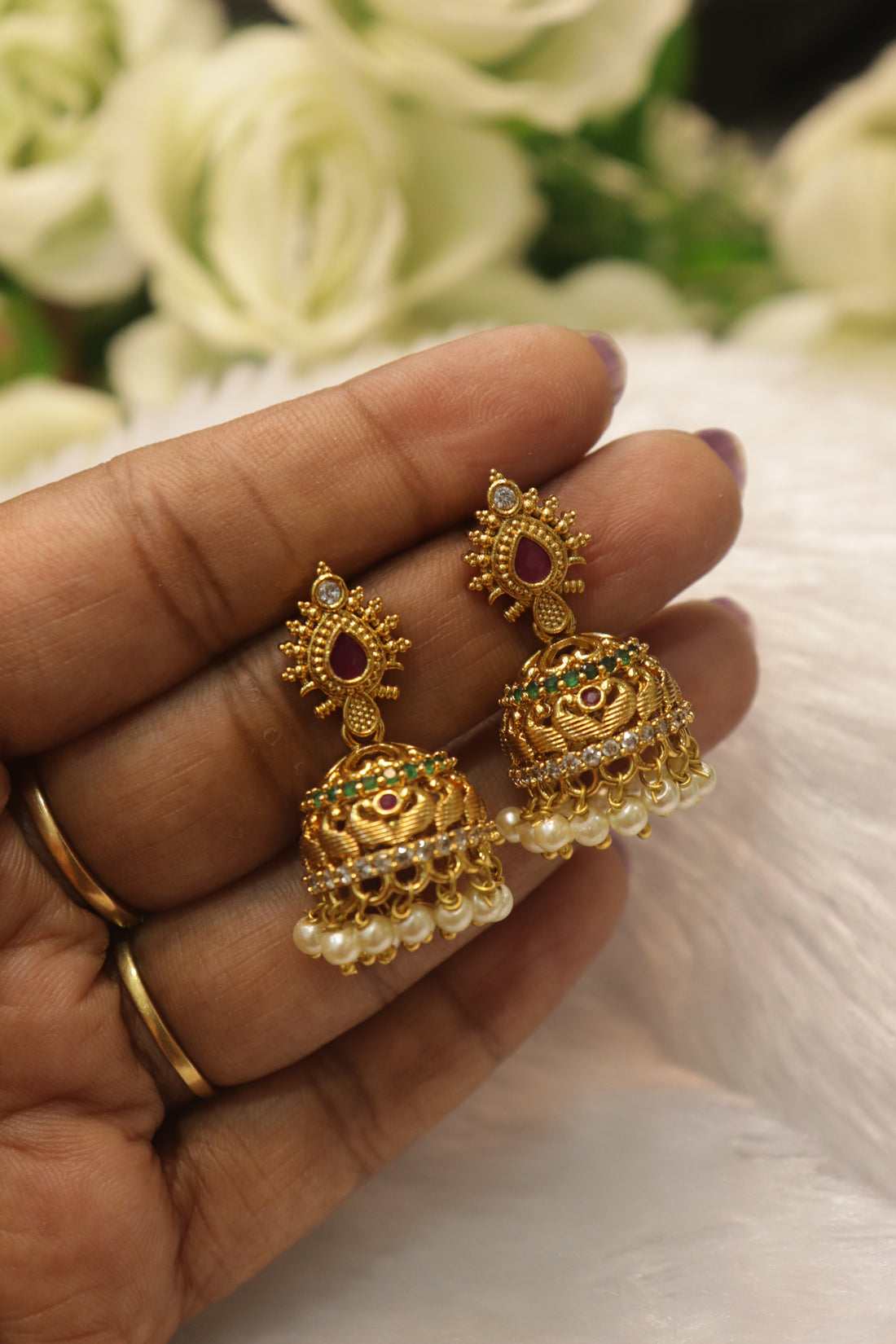 Mayura Lakshmi AD Jhumka