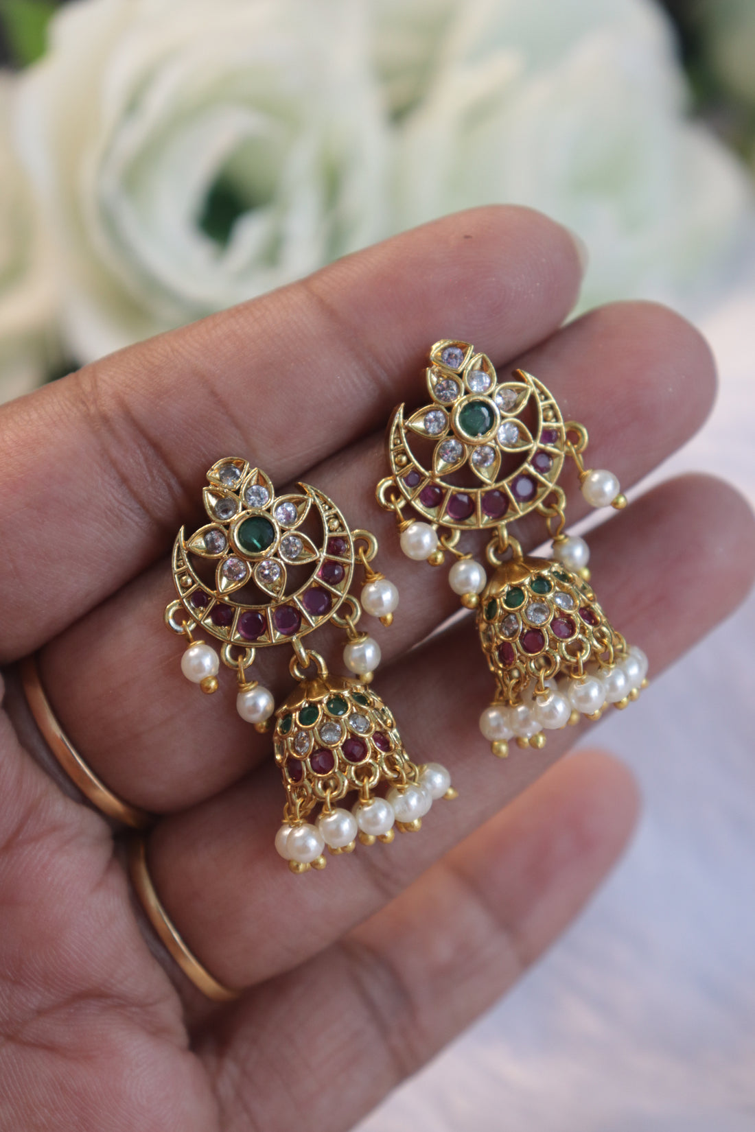 Chandbali Jhumka Dazzle