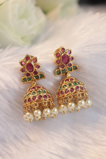 Floral Jhumka Allure