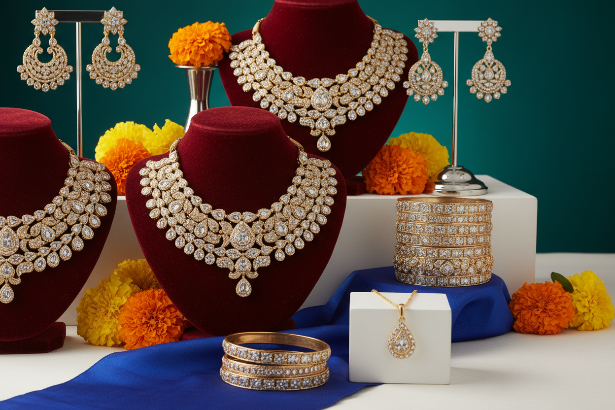 Our collections blend the timeless charm of Indian tradition with modern elegance. Whether it’s a grand celebration or everyday style, Zircon jewellery complements every occasion with effortless grace and unmatched sophistication.
